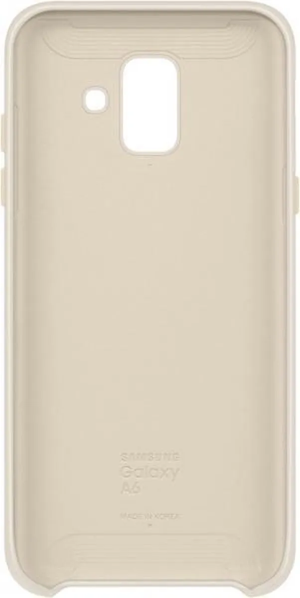 Samsung Galaxy A6 Dual Layer Cover - Goud