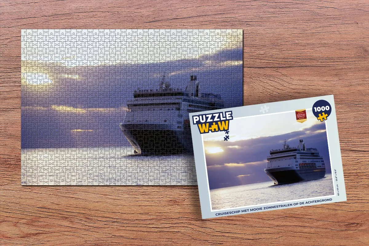 PuzzleWow Legpuzzel Cruiseschip 1000 Stuks