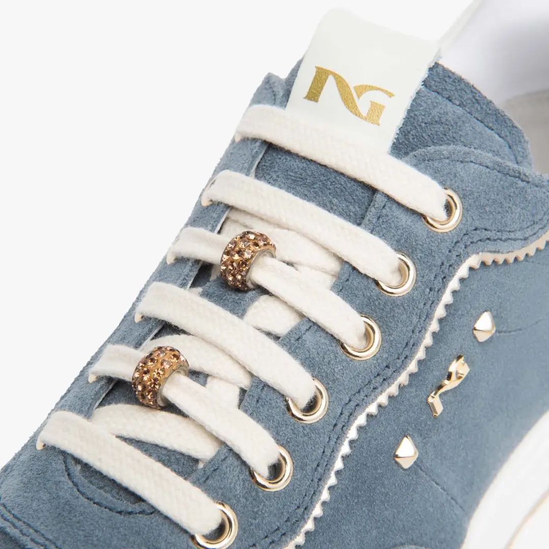 Nerogiardini Velour Velvet Been 0100 T.Brill Platinum 6074 Tr Co Sneaker