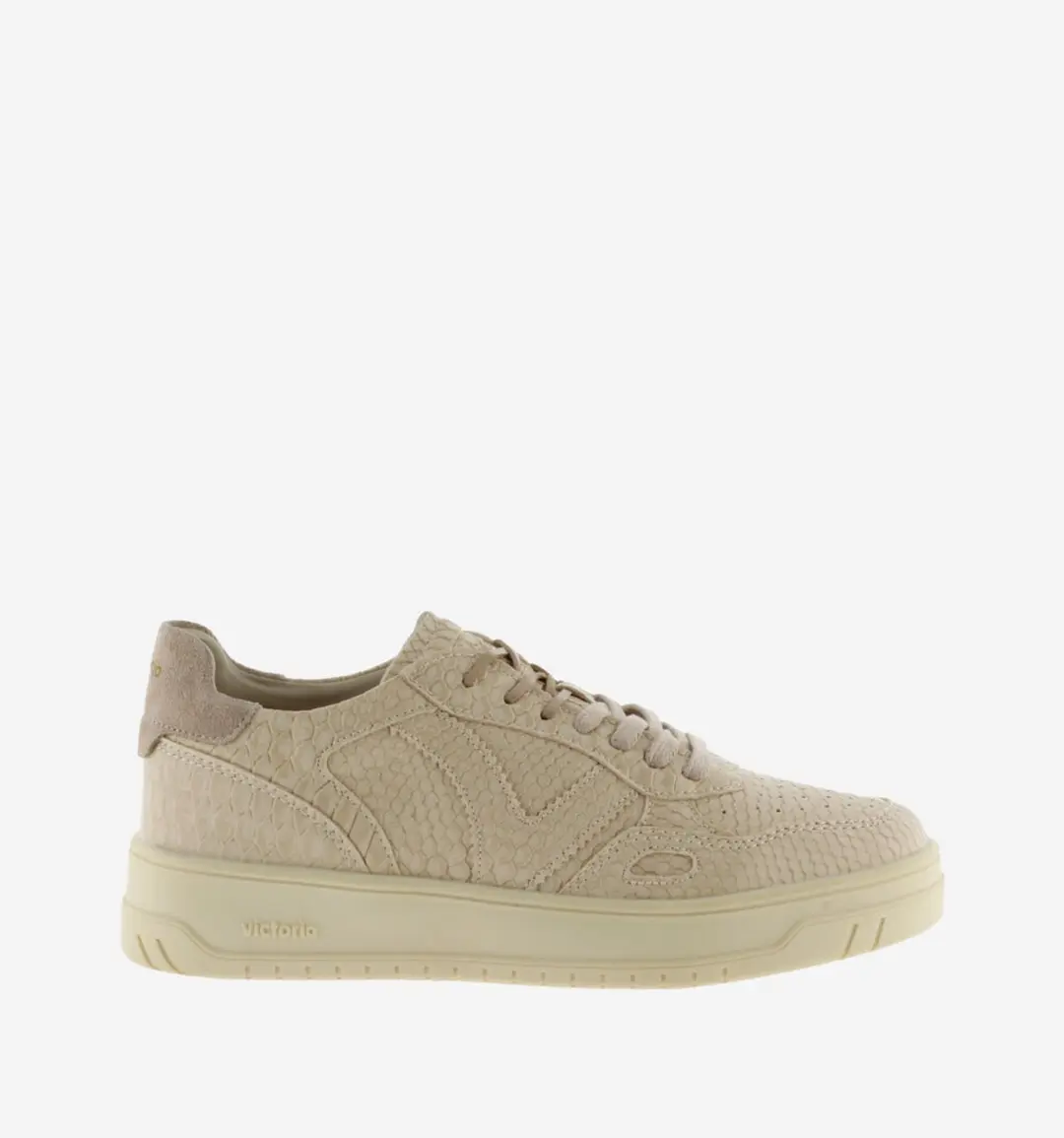 Damessneaker Victoria beige snake maat 36