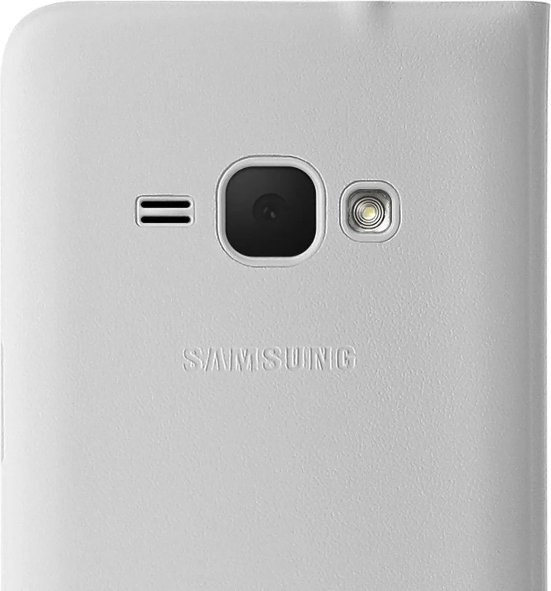 Samsung Flip Wallet Hoes - J120 - Wit