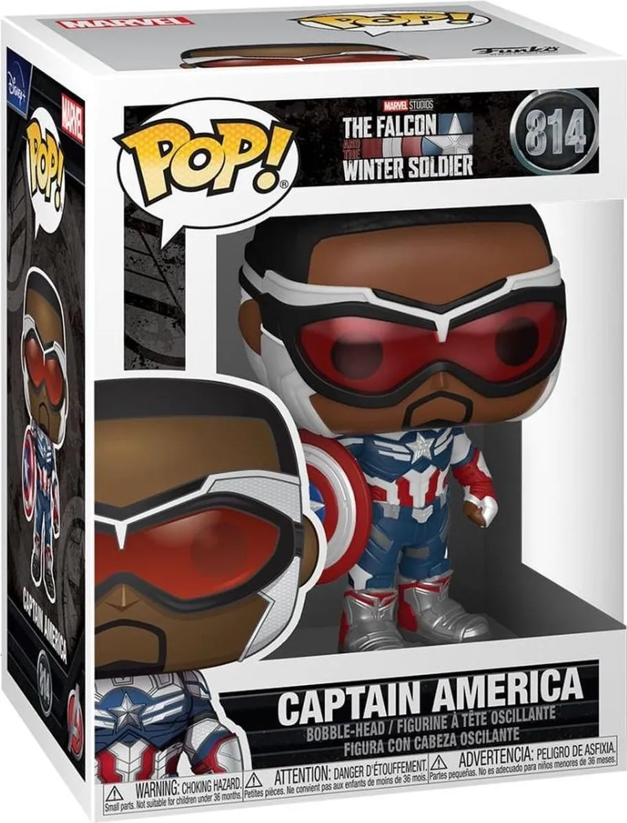 Marvel Funko POP! Captain America The Falcon And The Winter Soldier - FUN51630 - 9cm Multicolor
