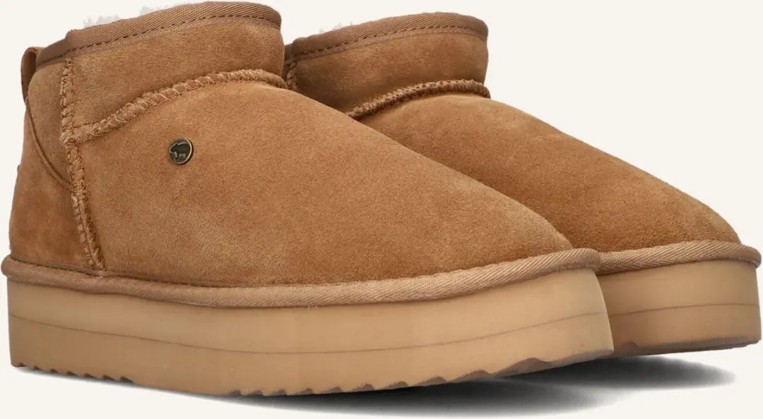 Warmbat Durack Suede Boot Dames - Cognac - afbeelding 5 van 6