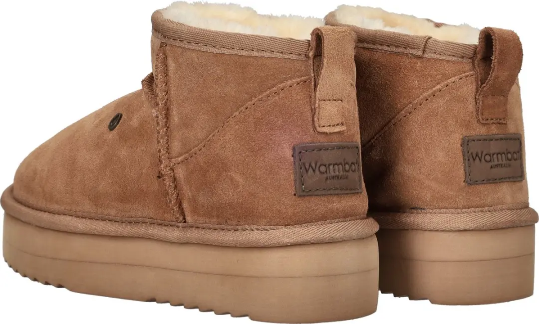 Warmbat Durack Suede Boot Dames - Cognac - afbeelding 4 van 6