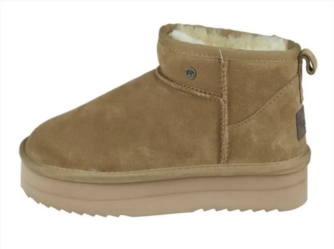 Warmbat Durack Suede Boot Dames - Cognac - afbeelding 2 van 6