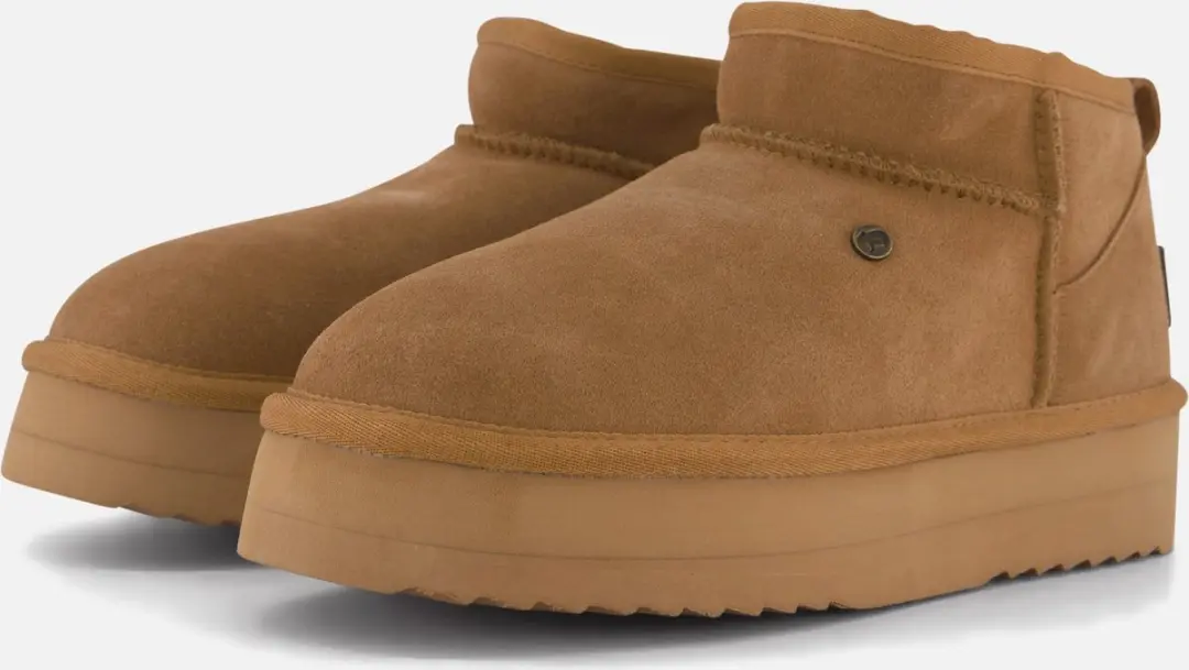 Warmbat Durack Suede Boot Plateau Dames Laarzen