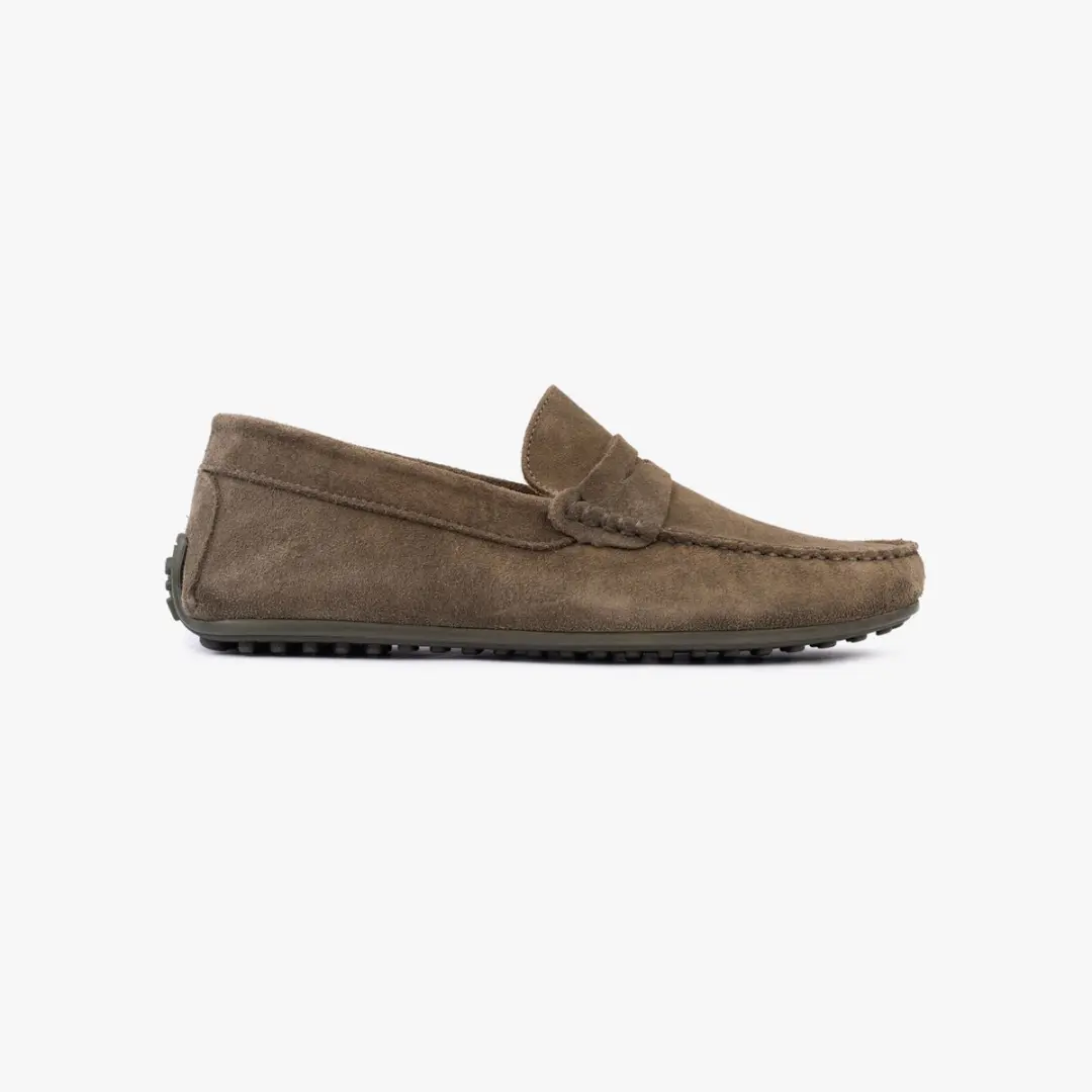 Omnio bjorn loafers heren army suède