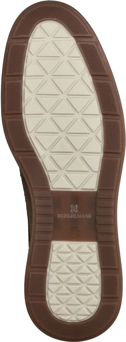 Berkelmans Lydden Veterschoenen Taupe Suede Heren