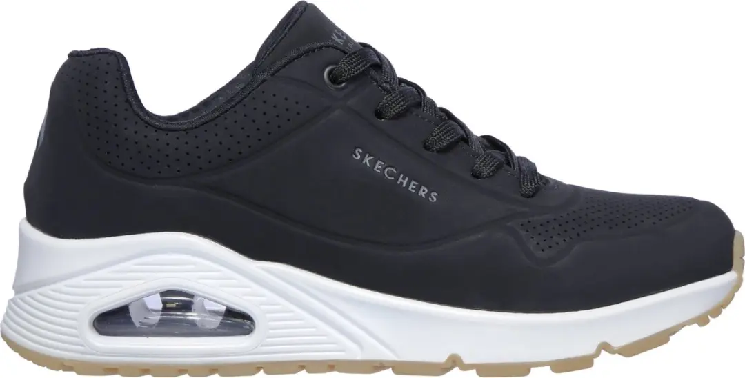 Skechers Uno - Stand On Air - Dames Sneakers - Zwart