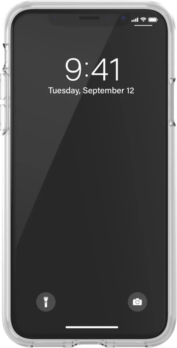 adidas Snap Case Camo AOP TPU Hoesje - iPhone X/XS Transparant