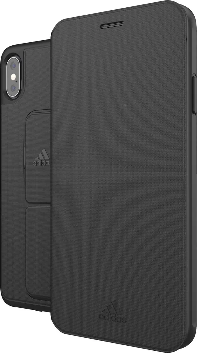 Adidas Folio Grip Case TPU iPhone XS Max - Zwart - afbeelding 5 van 6