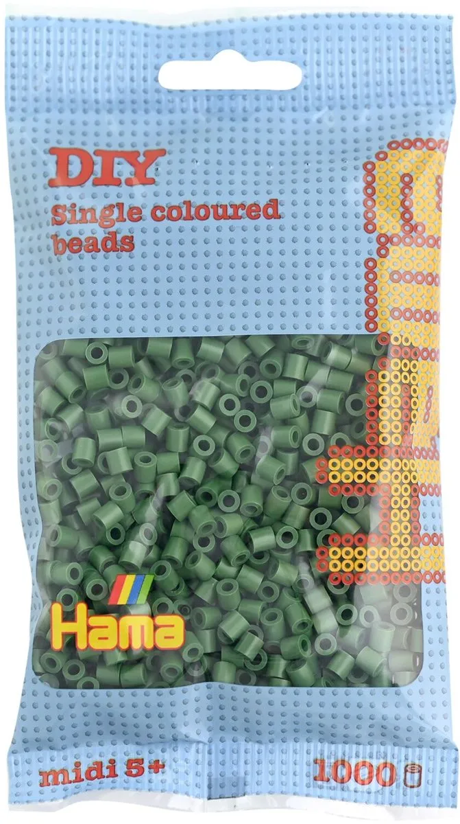 Hama Midi Strijkkralen Lime - 1000 Stuks