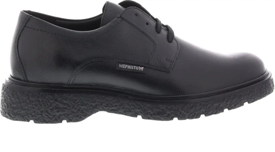 Heren Veterschoenen Mephisto Eddy Dark Black Zwart