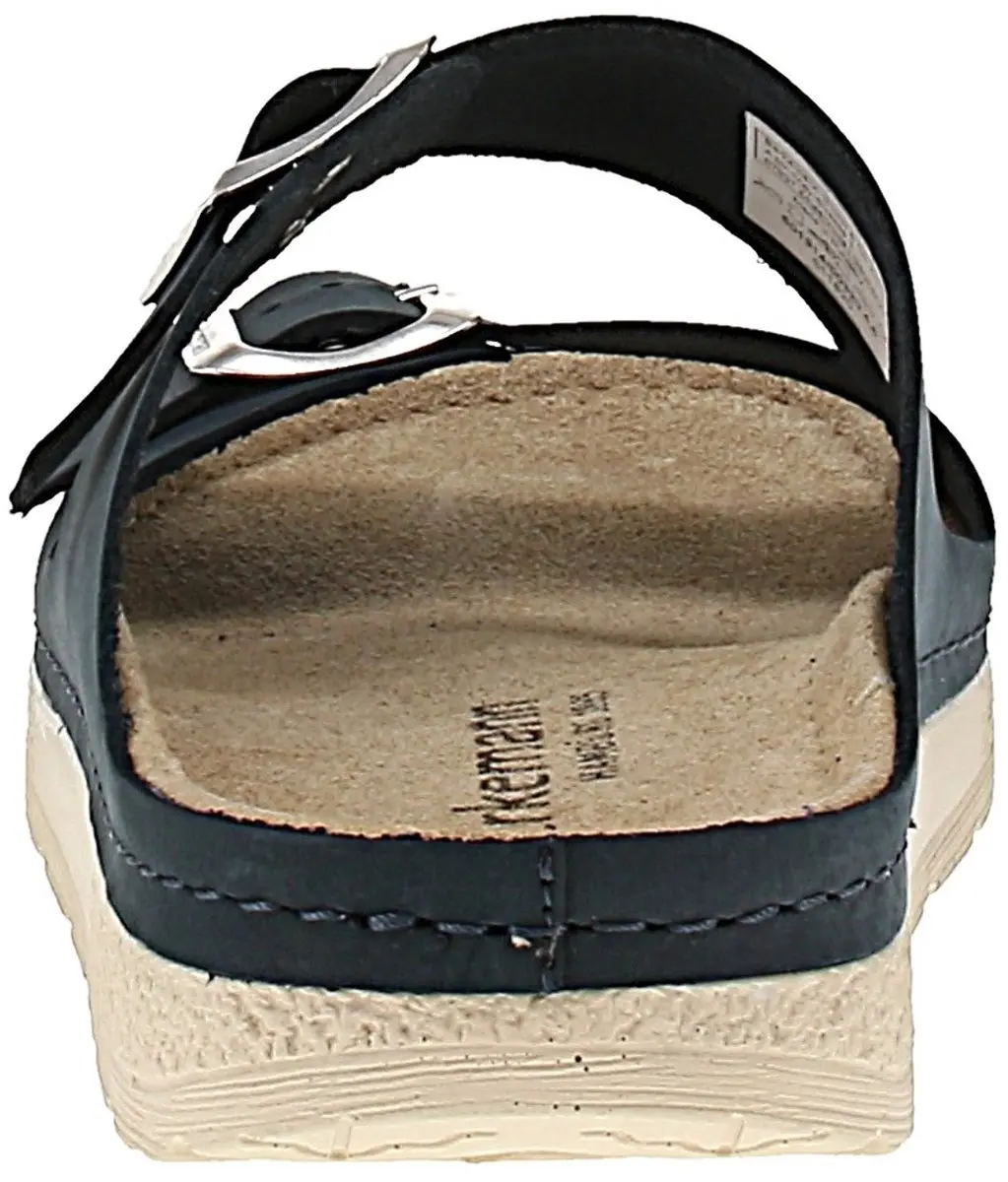 Berkemann Verica Nubuk Slippers 320-Donkerblauw - afbeelding 3 van 6