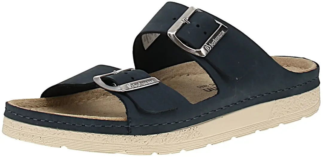 Berkemann Verica Nubuk Slippers 320-Donkerblauw
