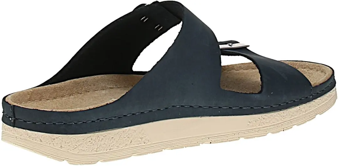 Berkemann Verica Nubuk Slippers 320-Donkerblauw - afbeelding 5 van 6
