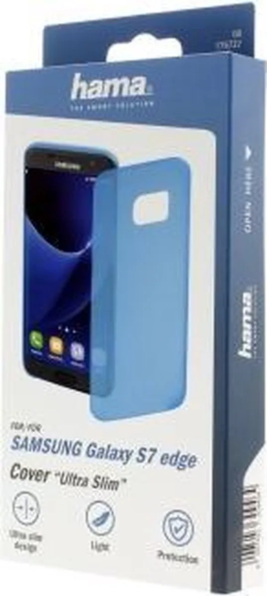Hama Ultra Slim Hoesje S7 Edge - Blauw - MPN 176727