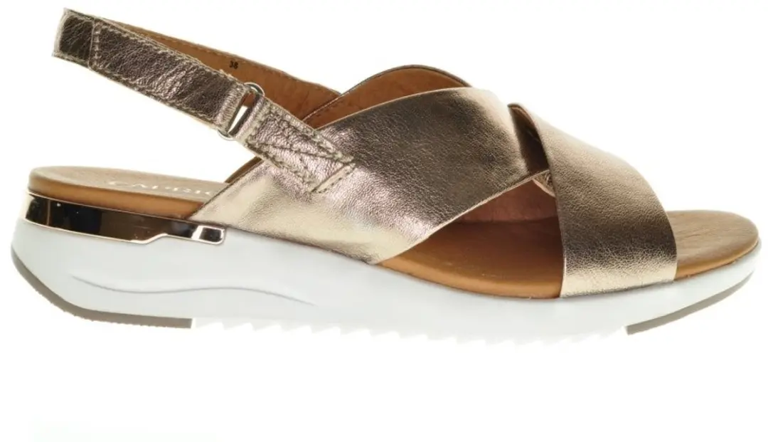 Taupe Metallic Sandalen Caprice maat 41