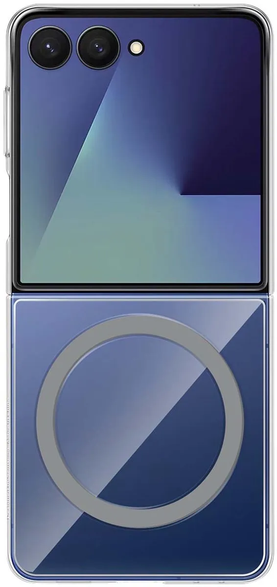 Samsung Galaxy Z Flip7 Transparant Hoesje - Zwart - 4897138060480