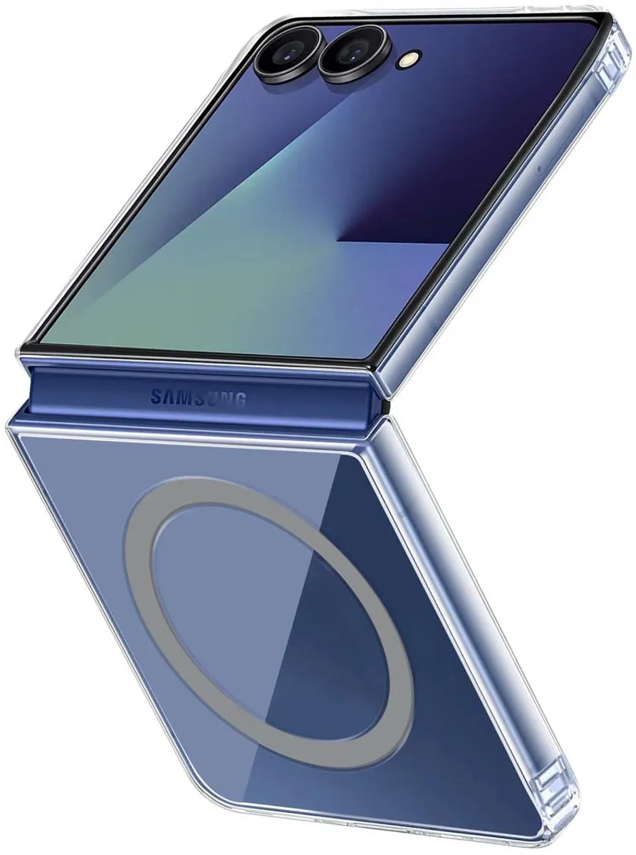 Samsung Galaxy Z Flip7 Transparant Hoesje - Zwart - 4897138060480