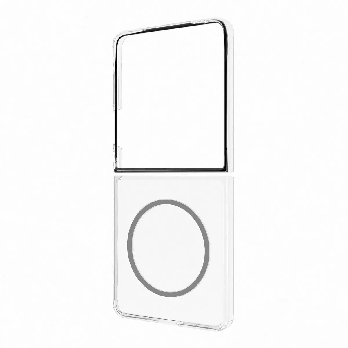 Samsung Galaxy Z Flip7 Transparant Hoesje - Zwart - 4897138060480