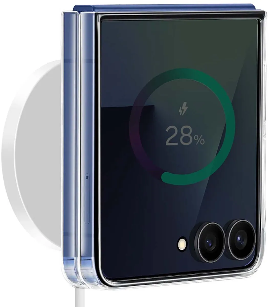 Samsung Galaxy Z Flip7 Transparant Hoesje - Zwart - 4897138060480
