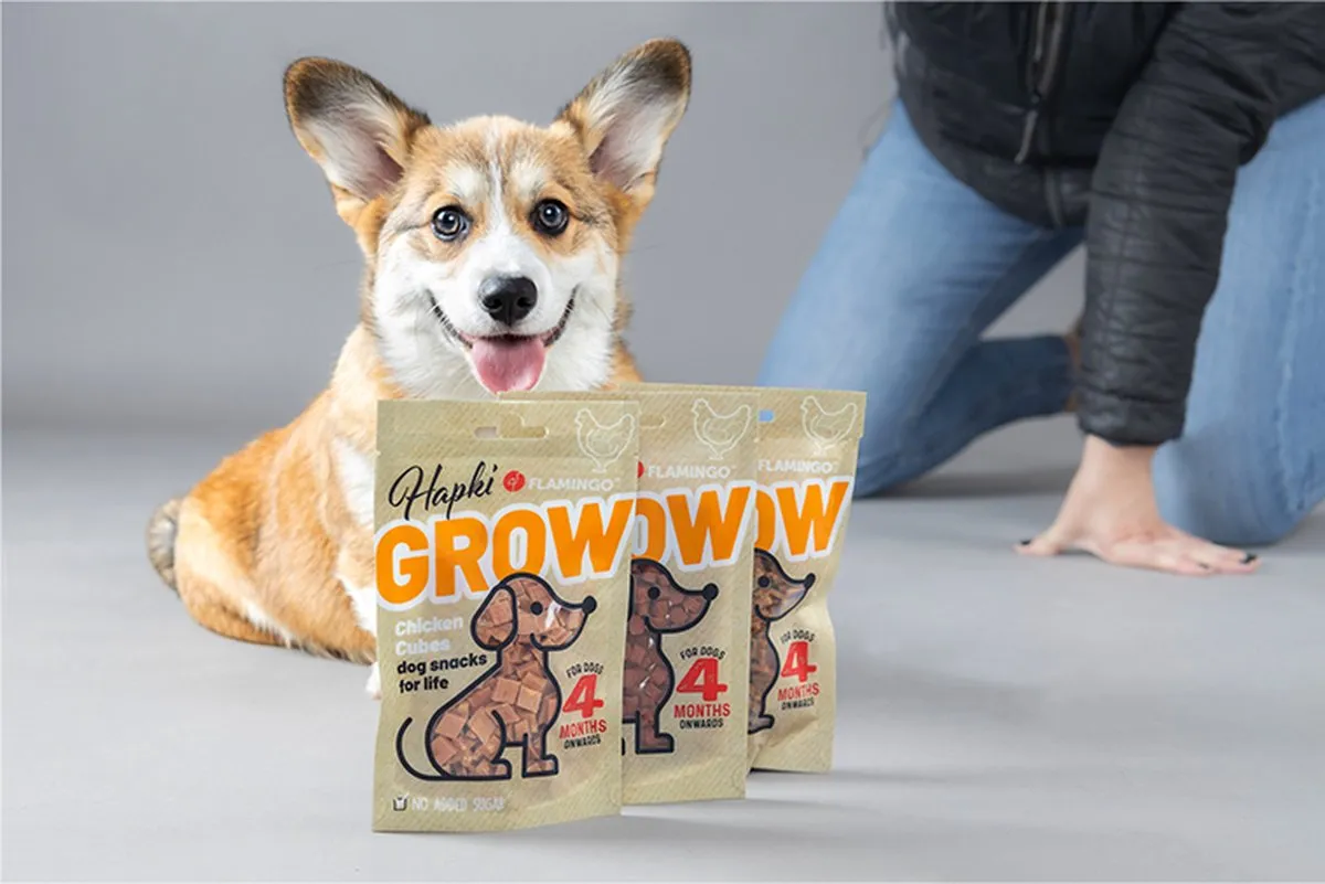 Flamingo Hapki Puppysnack GROW Chicken Round 85g