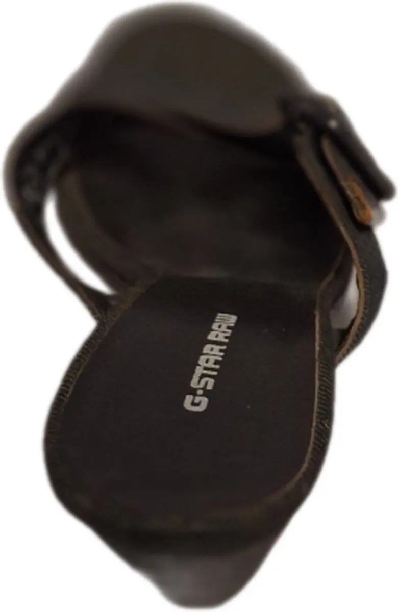 G-STAR/RAW-BRIDGER-SANDAL-BLACK/DENIM-SIZE 36