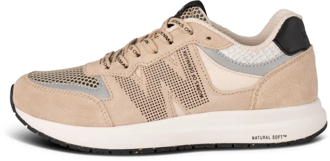 Woden Rigmor Open Mesh Sneakers - 39 - Coffee Cream - afbeelding 3 van 6