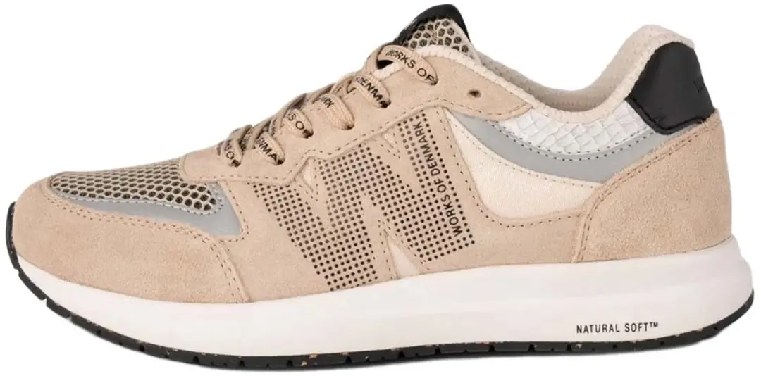 Woden Rigmor Open Mesh Sneakers - 39 - Coffee Cream - afbeelding 5 van 6