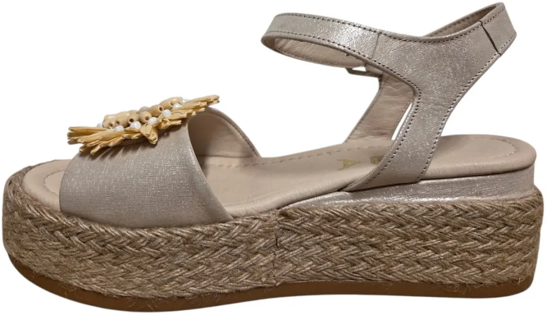 Roberto D'Angelo Sultan Sandalen Beige/Goud 40 - afbeelding 4 van 4