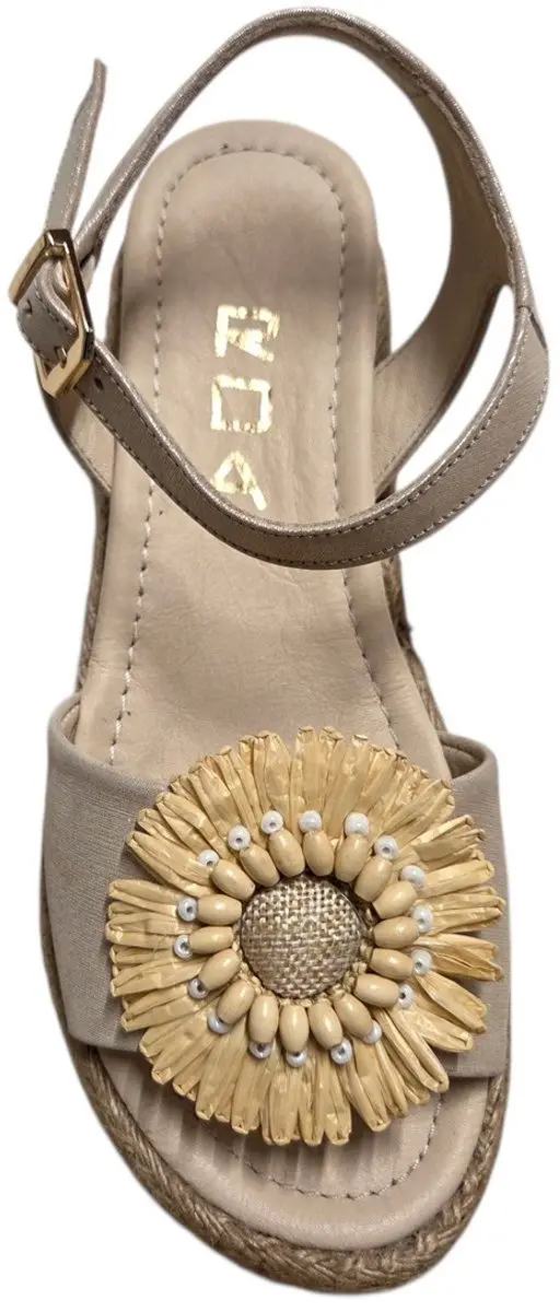Roberto D'Angelo Sultan Sandalen Beige/Goud 40 - afbeelding 2 van 4