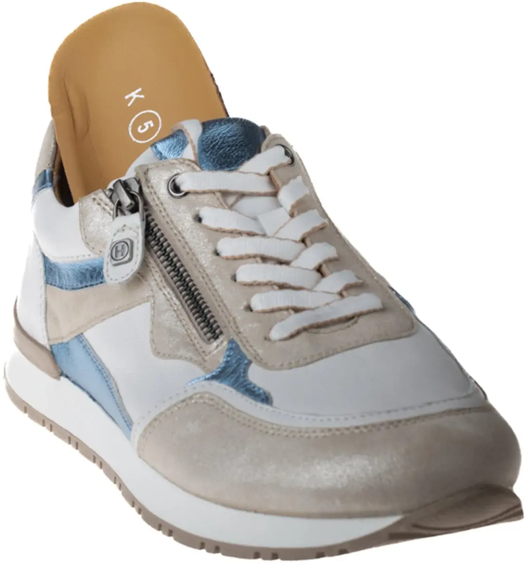 Helioform 286.001 Sneakers - maat 43 - beige combi - afbeelding 3 van 6