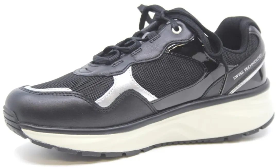 Joya TINA III Sneakers - Zwart/Zilver - afbeelding 2 van 6