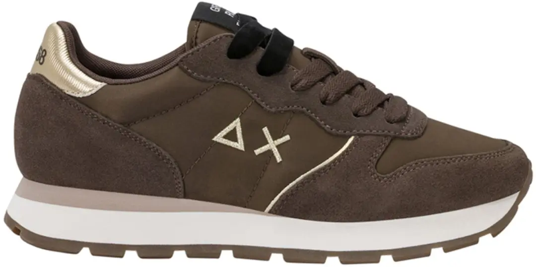 Sun68 Ally Silver Gold Sneakers - Bruin - Maat 39 - afbeelding 3 van 6