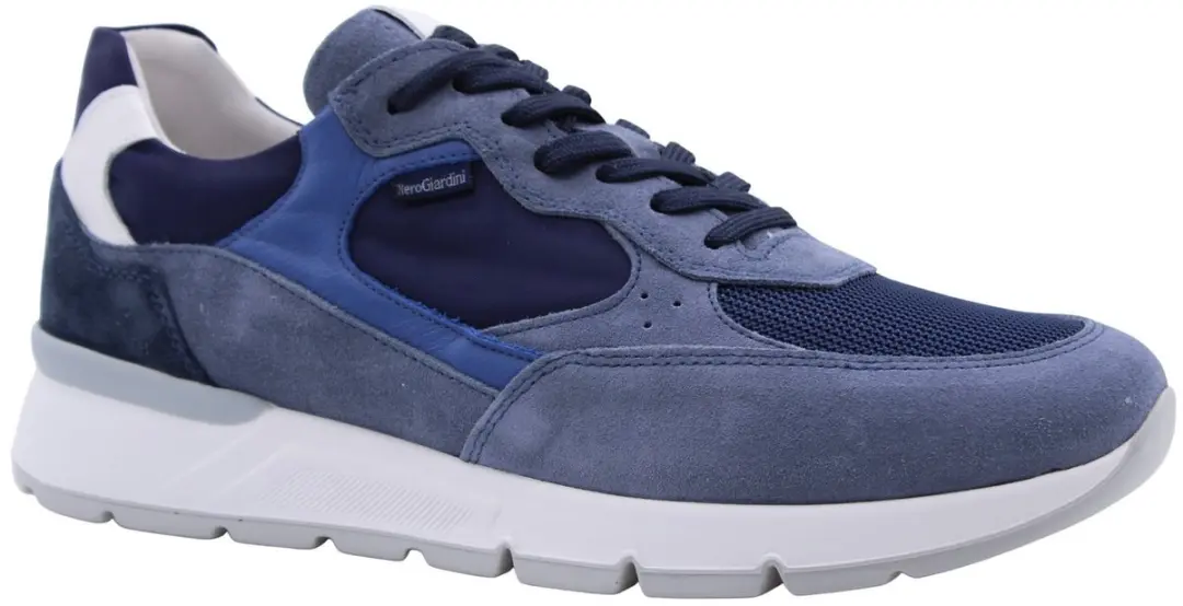 Sneaker Nerogiardini Velour T.Dragon Incanto 431 Cile Bluette T.New Bom