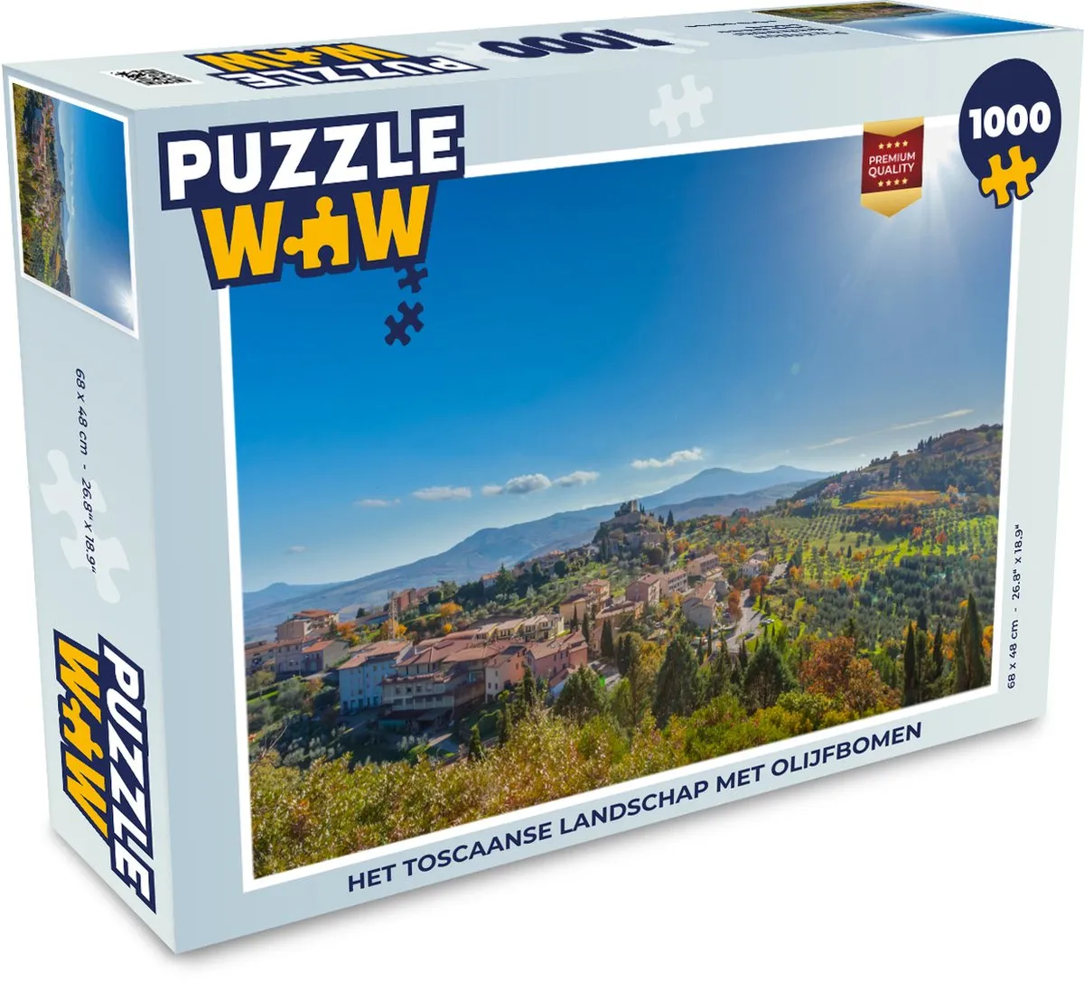 PuzzleWow Toscane Legpuzzel 1000 Stuks