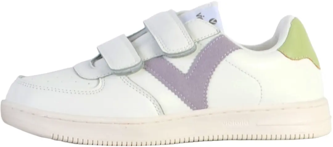 Victoria Tiempo Tiras Efecto Piel Sneaker - Paars - afbeelding 5 van 6