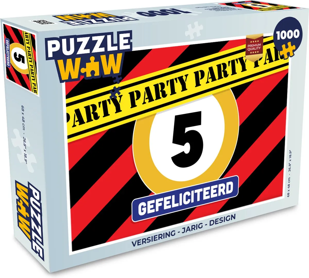 PuzzleWow Legpuzzel 1000 Stuks