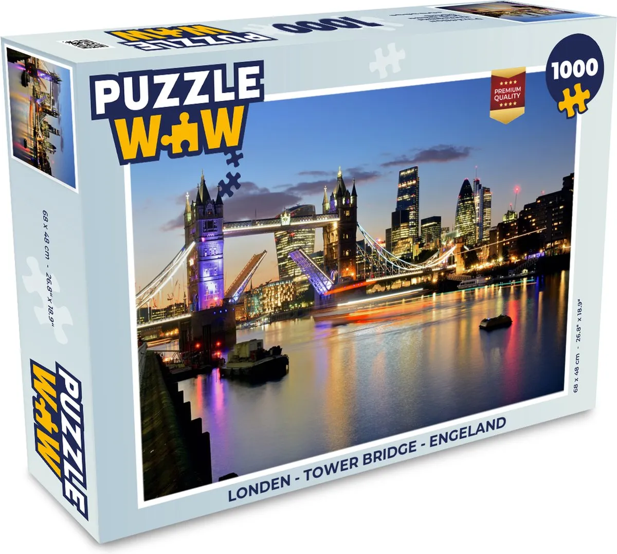 PuzzleWow Londen Tower Bridge Legpuzzel 1000 Stuks