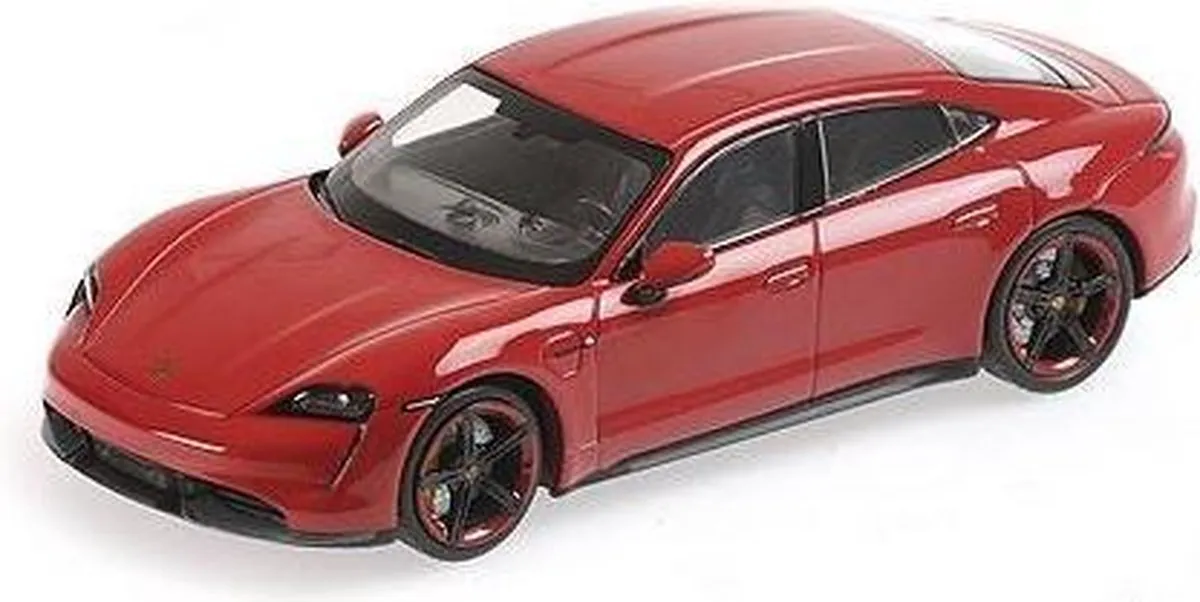 Porsche Taycan Turbo S 2020 Minichamps 1:43 - Karminrood