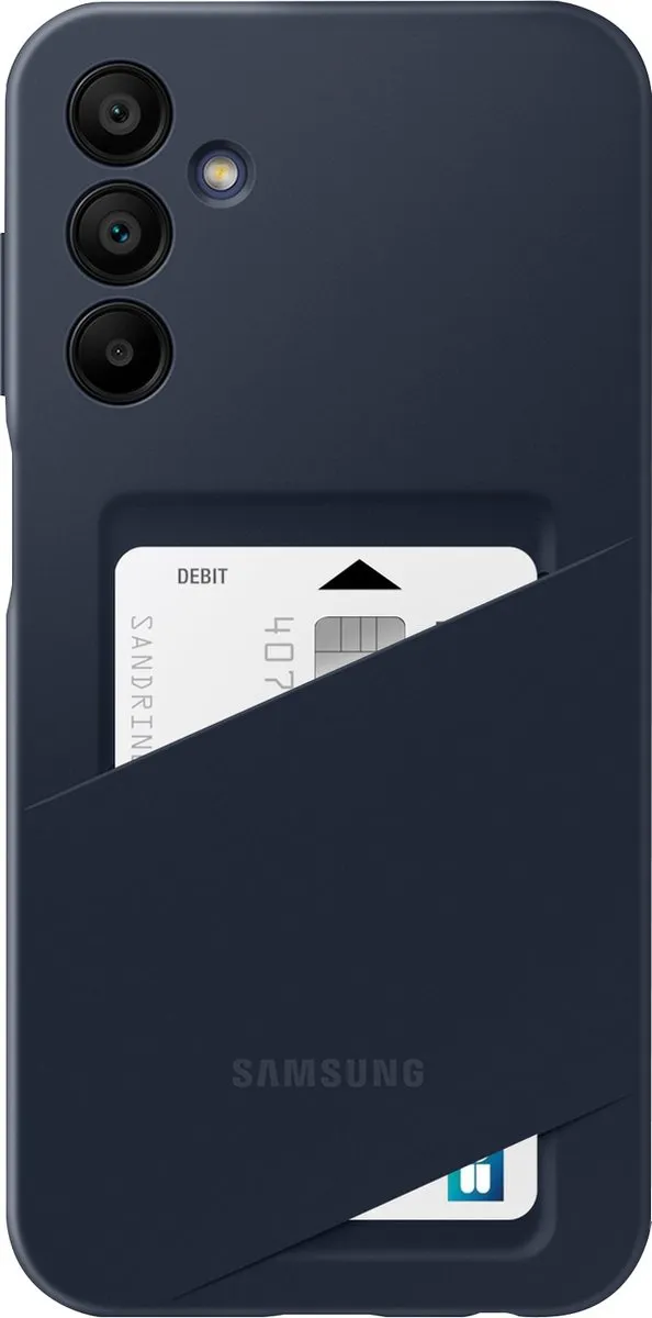 Samsung Galaxy A15 Card Slot Case - EF-OA156TBEGWW - Blauw Zwart