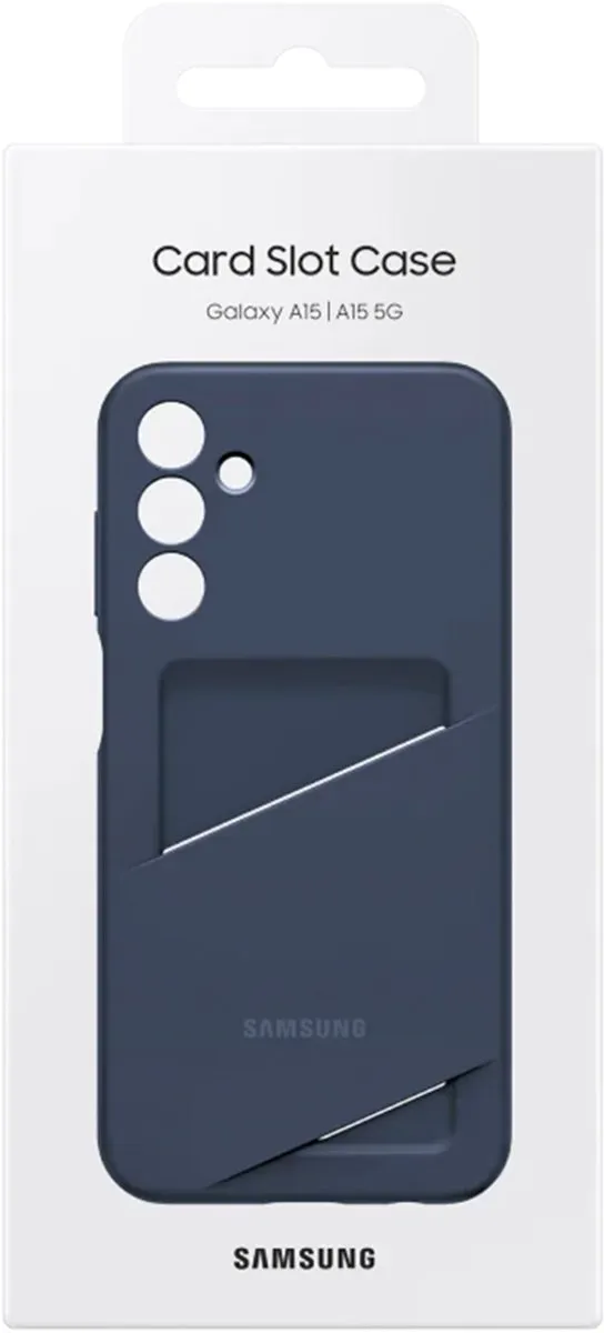 Samsung Galaxy A15 Card Slot Case - EF-OA156TBEGWW - Blauw Zwart