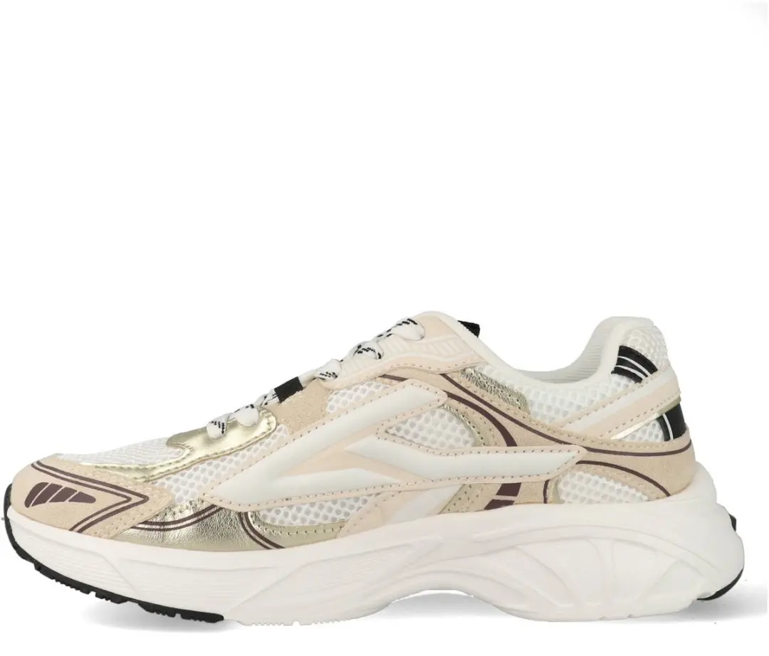 POSH by Poelman GINNY Dames Sneakers - Beige met combinatie - afbeelding 2 van 2