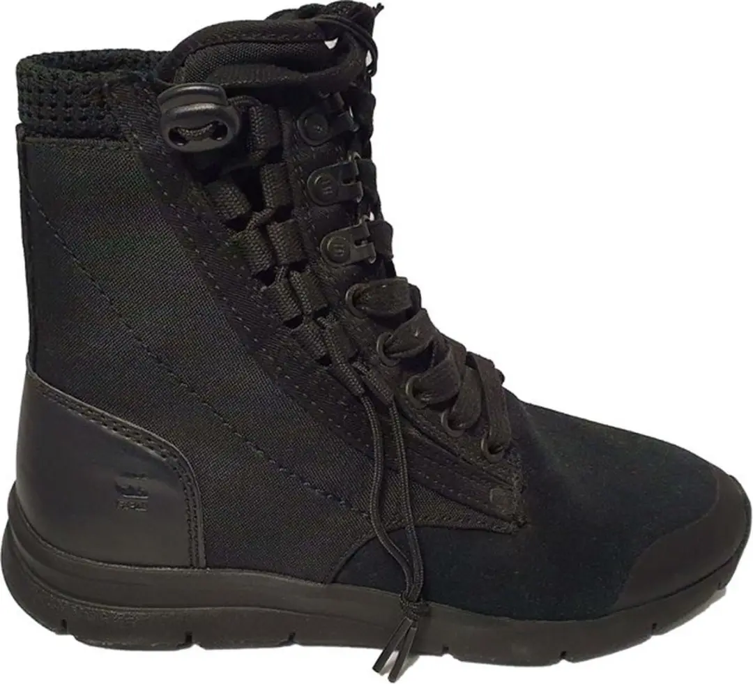 G-Star Raw Dames Veterboot Cargo Suede Synth Textile Mix Black 36 EU