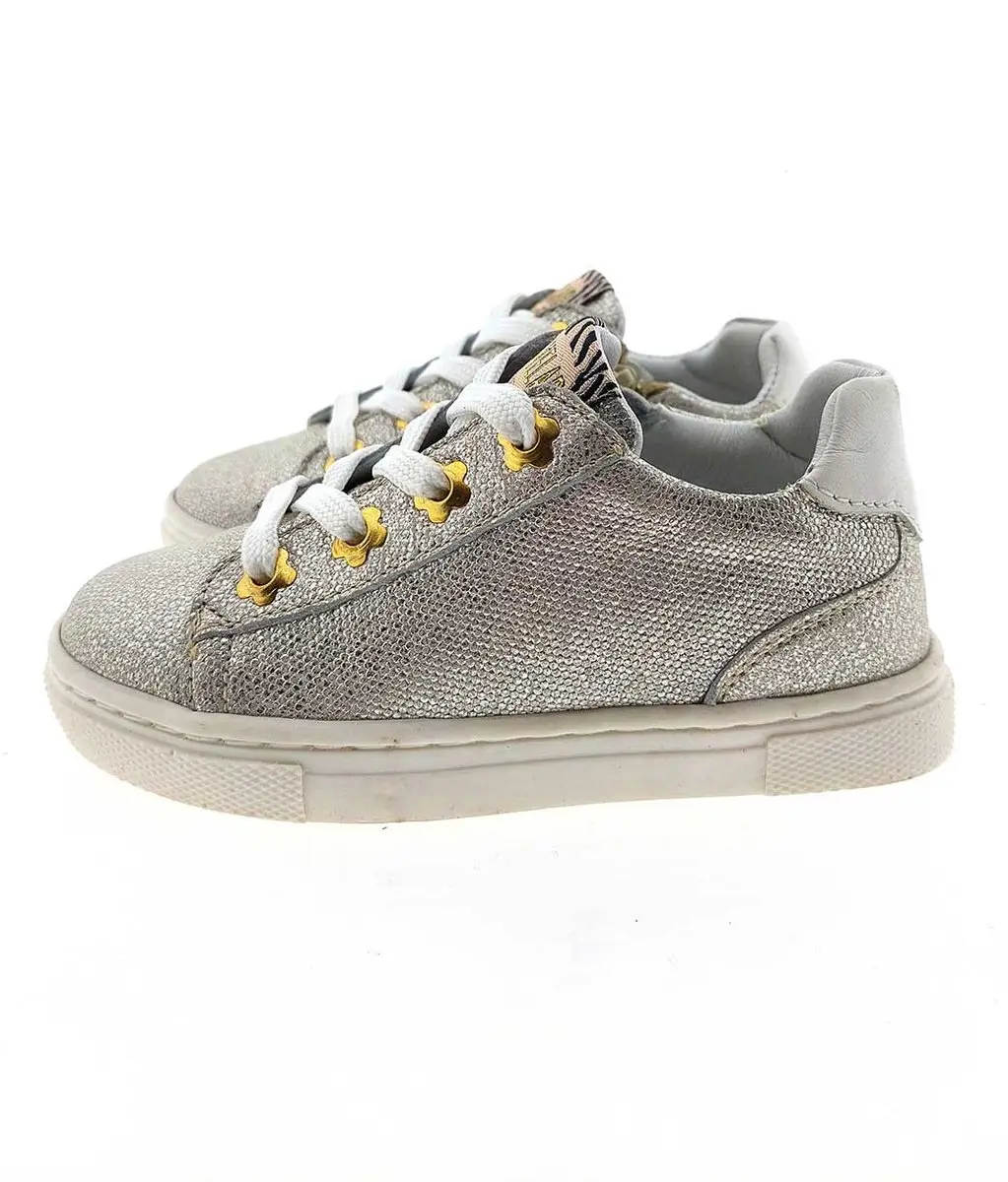 Develab 44708 Sneakers Meisjes - Zilver - Maat 25 - afbeelding 2 van 6