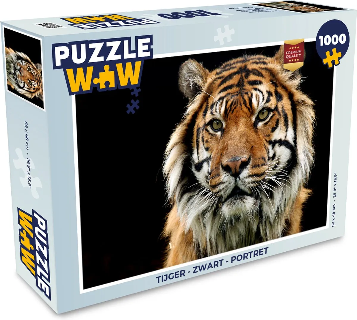 PuzzleWow Tijger Legpuzzel 1000 Stuks