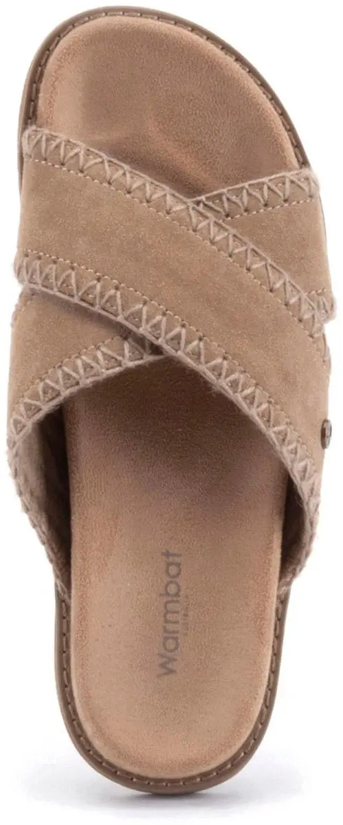 Warmbat Nyah Suede Dames Sandalen Stone - afbeelding 4 van 6