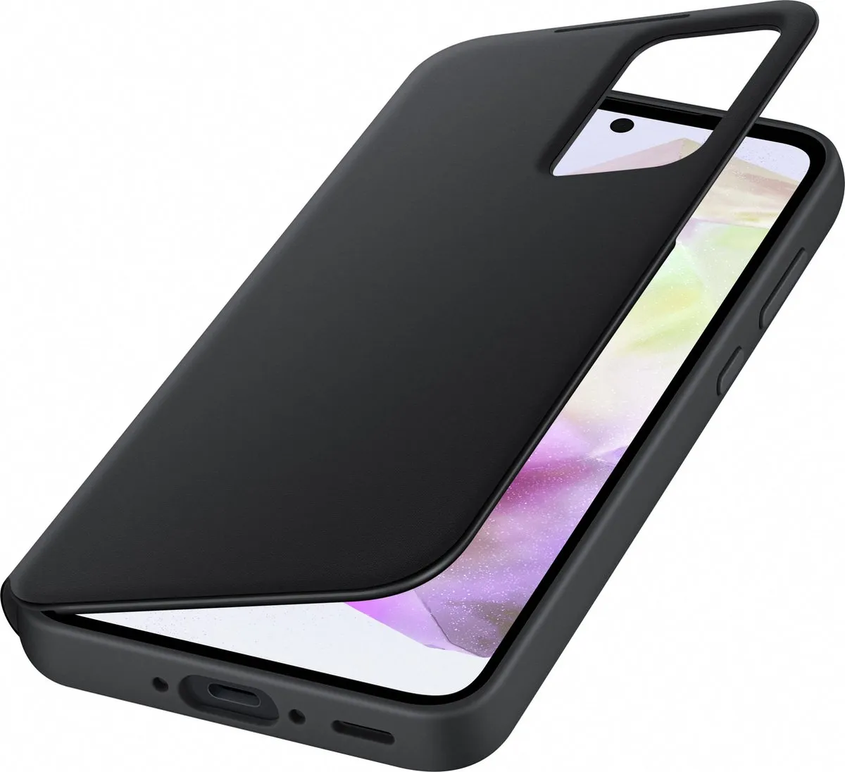 Samsung Smart View Wallet Case Galaxy A35 5G EF-ZA356CBEGWW - Zwart