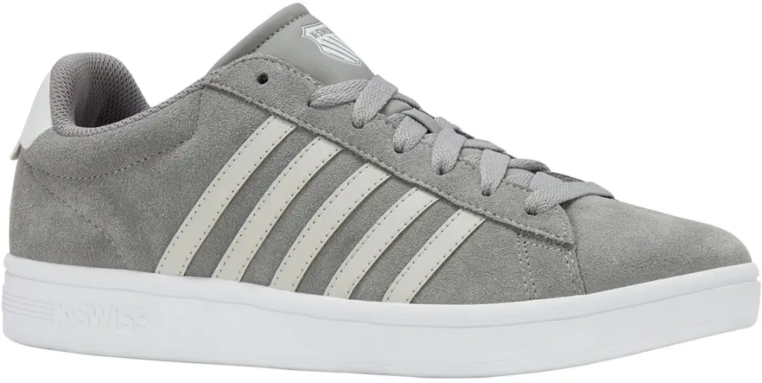 K-SWISS Court Tiebreak II SDE leren herenschoenen 09492-029 grijs